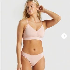 Gymshark Seamless Bralette + Thong Set